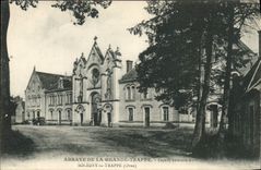 CPA Abbaye de La Grande Trappe Facade exterieure soligny la Trappe Orne 