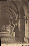 CPA Abbaye de La Grande Trappe Orne Les Religieux se rendant de l'Eglise a la Salle Capitulaire 
