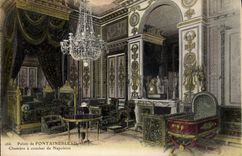 CPA Palais de Fontainebleau Chambre a coucher de Napoleon 