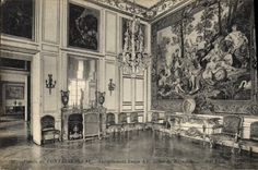 CPA Palais de Fontainebleau Appartement Louis XV Salon de Reception 