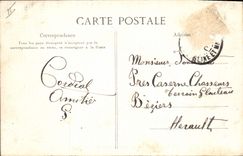 CPA Palais de Fontainebleau Bibliotheque (carte toilee)