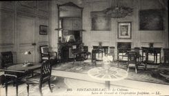 CPA Fontainebleau Le Chateau Salon de Travail de l'Imperatrice Josephine 