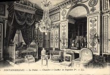 CPA Fontainebleau Le Palais Chambre a Coucher de Napoleon I 