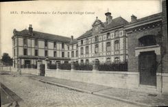 CPA Fontainebleau La Facade du College Carnot 
