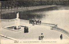 CPA Palais de Fontainebleau Terrasse de l'Etang des Carpes 