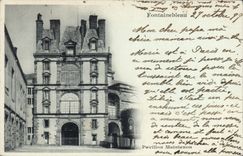 CPA Fontainebleau Pavillon Maintenon Carte 1899