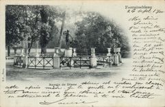 CPA Fontainebleau Bassin de Diane Carte 1900
