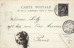 CPA Fontainebleau Bassin de Diane Carte 1900