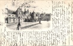 CPA Palais de Fontainebleau Facade de la Cour des Adieux Carte 1898