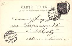 CPA Porte Doree et Chapelle Saint Saturnin Carte 1900