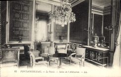 CPA Fontainebleau Le Palais Salon de l'Abdication 