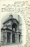 CPA Fontainebleau Porte Dauphine Carte 1900
