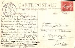 CPA Entree du château de Meudon
