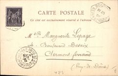 CPA Palais de Fontainebleau Appartaments de Louis XV Salon de Reception Carte 1899