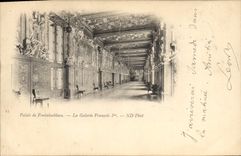 CPA Palais de Fontainebleau La Galerie Francois I Carte 1900