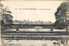 CPA Palais de Fontainebleau Vue prise du Breau 