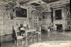 CPA Palais de Fontainebleau Salon Louis XII 