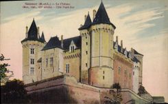 CPA Saumer M et L Le Chateu Cote Nord Est 