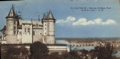 CPA Saumur Rue de Chateau Fort et de la Loire 