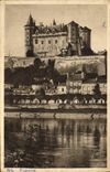 CPA Chateaux de la Loire Saumur Maine et Loire le Chateau vu des rives de la Loire 