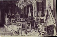 CPA Palais de Fontainebleau Champre a coucher de Napoleon I 