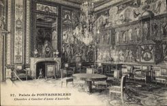CPA Palais de Fontainebleau Chambre a Coucher d'Anne d'Autriche 