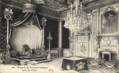 CPA Palais de Fontainebleau Salle du Trone 