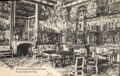 CPA Palais de Fontainebleau Grand Salon du Pape 
