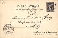 CPA Parc de Fontainebleau La Fontaine de Diane Carte 1899