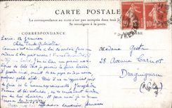 CPA Palais de Fontainebleau Services d'auto cars P L M En Foret 