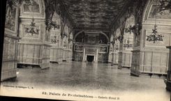 CPA Palais de Fontainebleau Galerie Henri II 