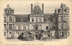CPA Palais de Fontainebleau L'Escalier du Fer a Cheval 