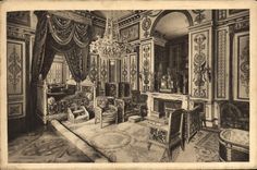CPA Palais de Fontainebleau Chambre de Napoleon 