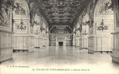 CPA Palais de Fontainebleau Galerie Henri II 