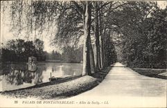CPA Palais de Fontainebleau Allee de Sully 