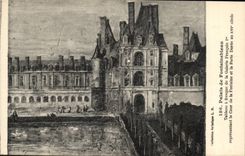 CPA Palais de Fontainebleau Tableau a fresque de la Galerie Francois 