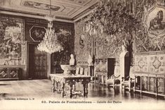 CPA Palais de Fontainebleau Galerie des Fastes 