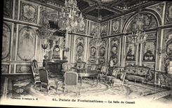 CPA Palais de Fontainebleau La Salle du Consell 