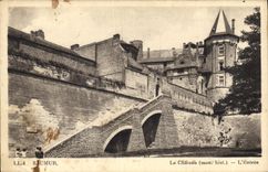 CPA Saumur Le Chateau mon hist L'Entree 