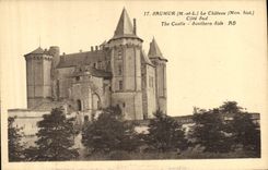 CPA Saumur Maine et Loire Le Chateau Mon Hist Cote Sud 