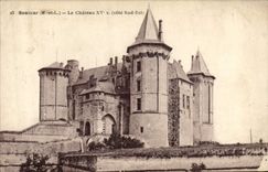 CPA Saumur Maine et Loire Le Chateau XV Cote sud Est 