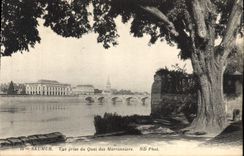 CPA Saumur Vue Prise du Quai des Marronniers 