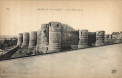 CPA Chateau d'Angers Vue d'Ensemble 