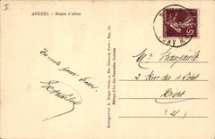 CPA Angers Maison d'Adam 