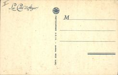 CPA Eze sur Mer Le Rocher et le Pont de la Moyenne Corniche