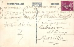 CPA Menton Vue prise du Cap Martin 