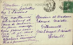 CPA Menton Effet de Vagues 