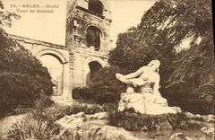 CPA Arles Niobe Tour de Roland 