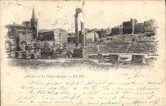 CPA Arles Le Theatre Romain Carte 1900