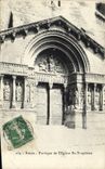 CPA Arles Portique de l'Eglise St Tromphime 